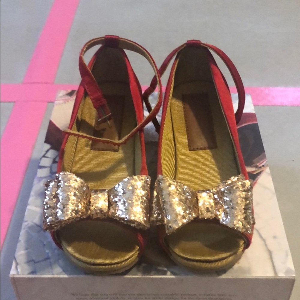 Joyfolie red dress shoes